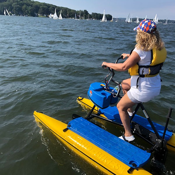 Pedal bike on Lake Hopatcong 