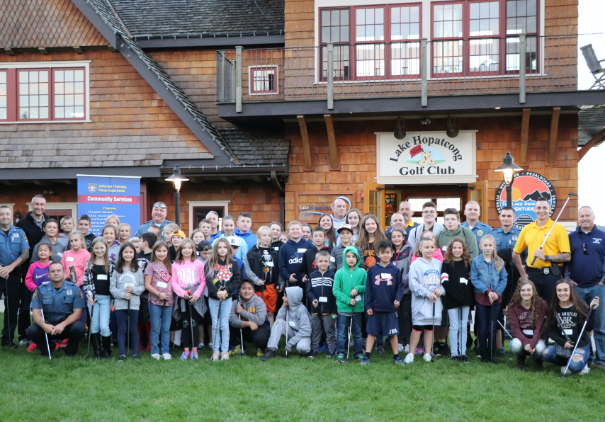 Group in front of The Lake Hopatcong Golf Course